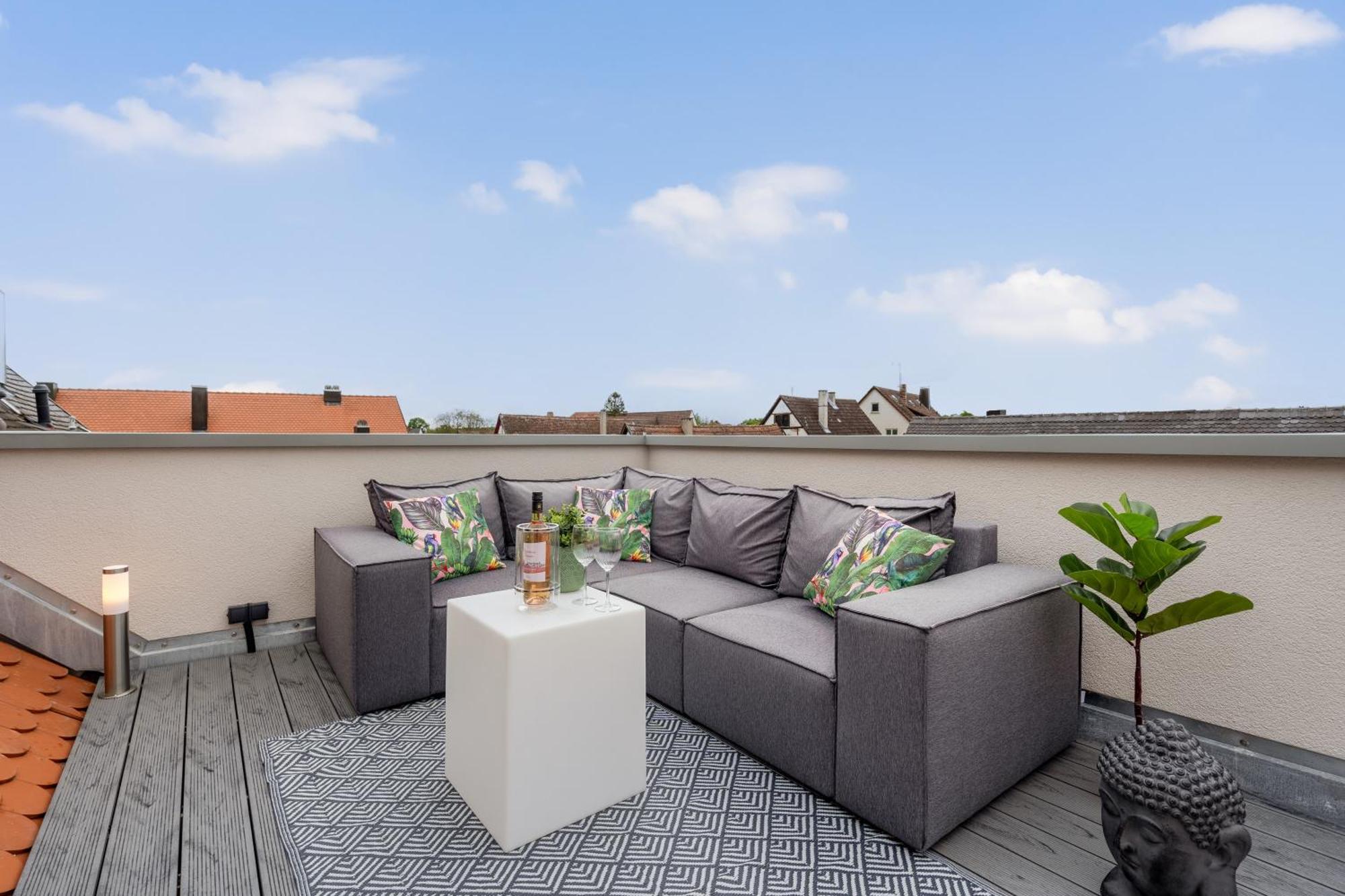Namaste Homes - Ferienwohnung Mit Dachterrasse Bad Windsheim Exterior foto